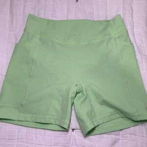 For the peach shorts